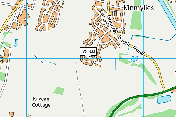 IV3 8JJ map - OS VectorMap District (Ordnance Survey)