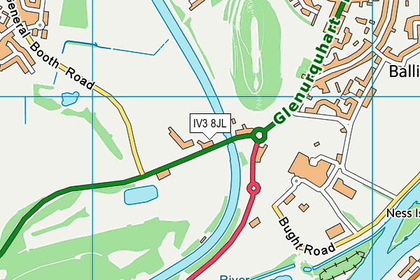 IV3 8JL map - OS VectorMap District (Ordnance Survey) IV3 8JL map - OS VectorMap District (Ordnance Survey)
