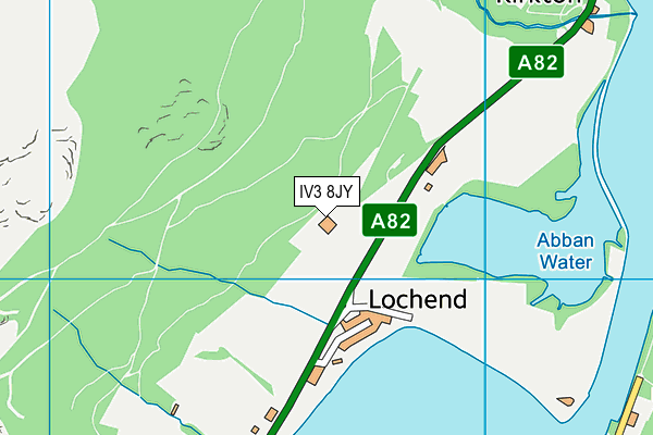 IV3 8JY map - OS VectorMap District (Ordnance Survey) IV3 8JY map - OS VectorMap District (Ordnance Survey)