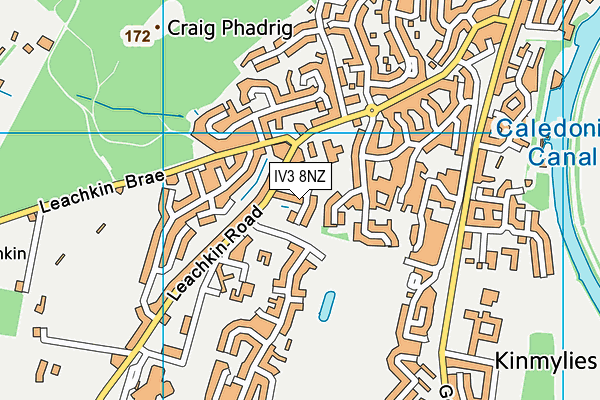 IV3 8NZ map - OS VectorMap District (Ordnance Survey) IV3 8NZ map - OS VectorMap District (Ordnance Survey)