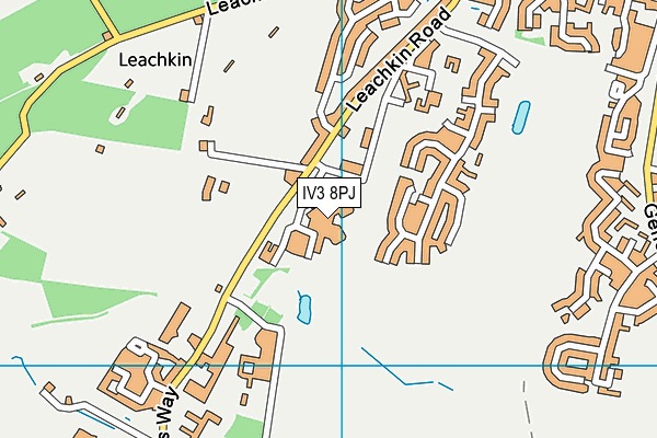 IV3 8PJ map - OS VectorMap District (Ordnance Survey) IV3 8PJ map - OS VectorMap District (Ordnance Survey)