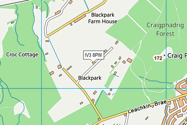 IV3 8PW map - OS VectorMap District (Ordnance Survey) IV3 8PW map - OS VectorMap District (Ordnance Survey)