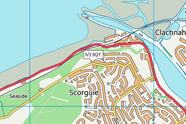 IV3 8QY map - OS VectorMap District (Ordnance Survey) IV3 8QY map - OS VectorMap District (Ordnance Survey)