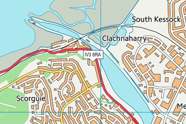 IV3 8RA map - OS VectorMap District (Ordnance Survey) IV3 8RA map - OS VectorMap District (Ordnance Survey)