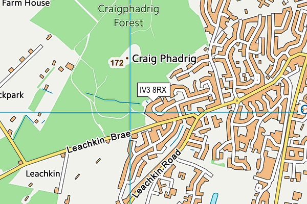 IV3 8RX map - OS VectorMap District (Ordnance Survey) IV3 8RX map - OS VectorMap District (Ordnance Survey)