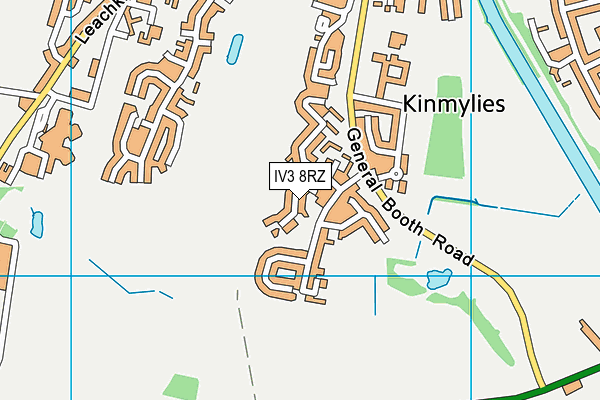 IV3 8RZ map - OS VectorMap District (Ordnance Survey) IV3 8RZ map - OS VectorMap District (Ordnance Survey)