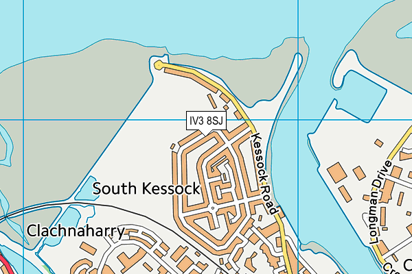 IV3 8SJ map - OS VectorMap District (Ordnance Survey) IV3 8SJ map - OS VectorMap District (Ordnance Survey)