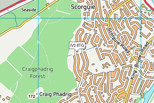 IV3 8TG map - OS VectorMap District (Ordnance Survey) IV3 8TG map - OS VectorMap District (Ordnance Survey)