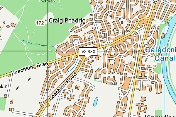 IV3 8XX map - OS VectorMap District (Ordnance Survey) IV3 8XX map - OS VectorMap District (Ordnance Survey)