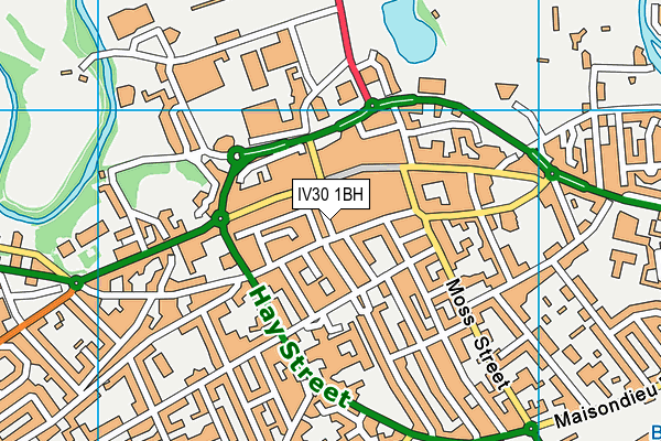 IV30 1BH map - OS VectorMap District (Ordnance Survey) IV30 1BH map - OS VectorMap District (Ordnance Survey)