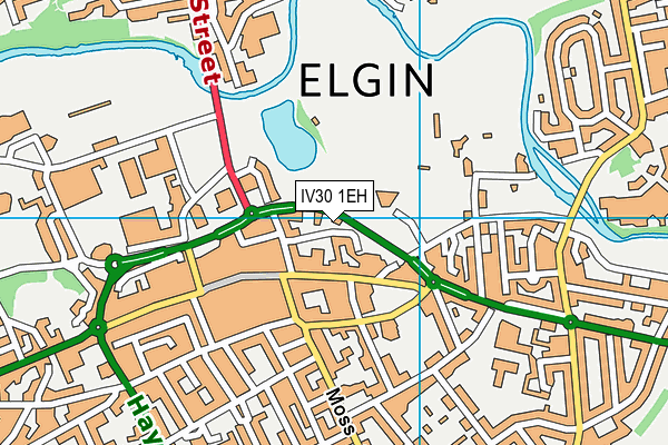 IV30 1EH map - OS VectorMap District (Ordnance Survey) IV30 1EH map - OS VectorMap District (Ordnance Survey)