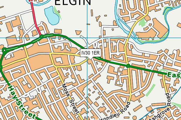 IV30 1ER map - OS VectorMap District (Ordnance Survey) IV30 1ER map - OS VectorMap District (Ordnance Survey)