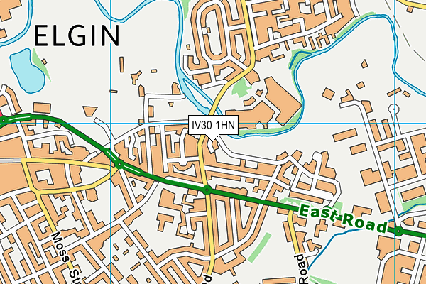 IV30 1HN map - OS VectorMap District (Ordnance Survey) IV30 1HN map - OS VectorMap District (Ordnance Survey)