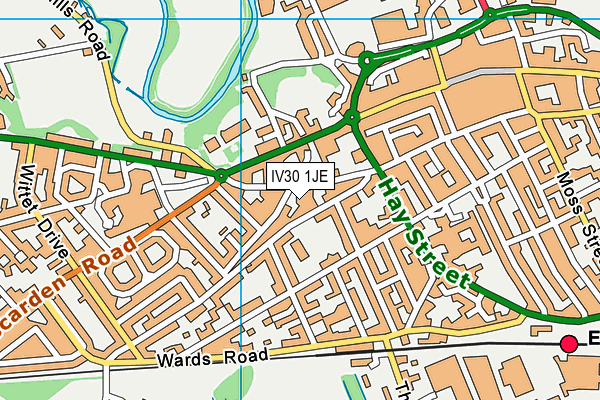IV30 1JE map - OS VectorMap District (Ordnance Survey) IV30 1JE map - OS VectorMap District (Ordnance Survey)