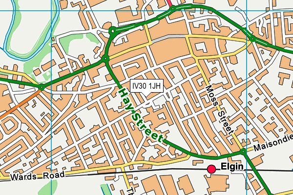 IV30 1JH map - OS VectorMap District (Ordnance Survey) IV30 1JH map - OS VectorMap District (Ordnance Survey)