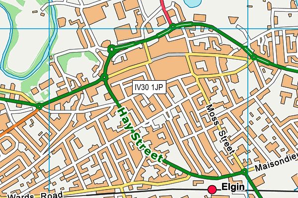 IV30 1JP map - OS VectorMap District (Ordnance Survey) IV30 1JP map - OS VectorMap District (Ordnance Survey)