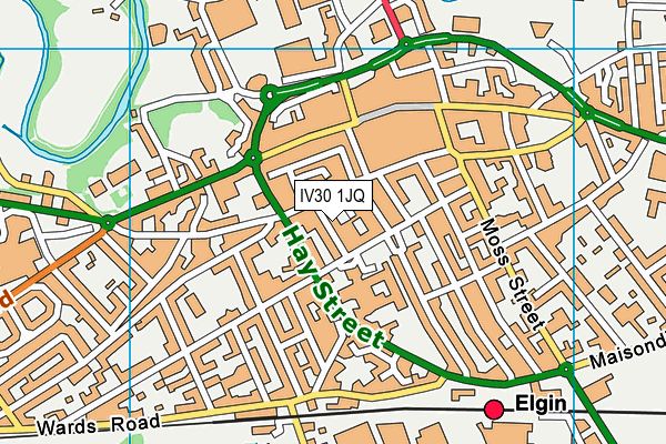 IV30 1JQ map - OS VectorMap District (Ordnance Survey) IV30 1JQ map - OS VectorMap District (Ordnance Survey)