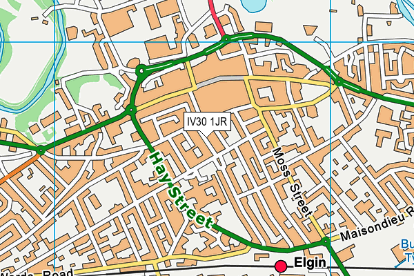 IV30 1JR map - OS VectorMap District (Ordnance Survey) IV30 1JR map - OS VectorMap District (Ordnance Survey)