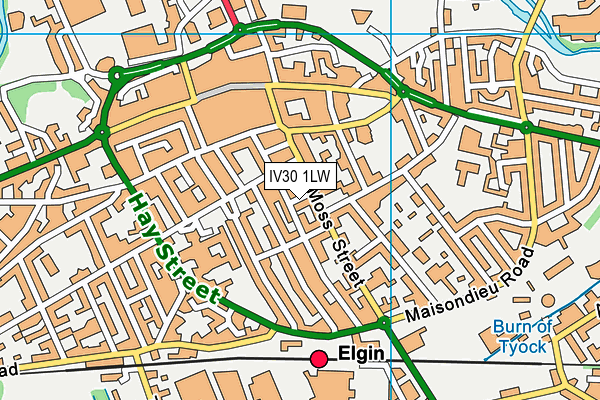 IV30 1LW map - OS VectorMap District (Ordnance Survey) IV30 1LW map - OS VectorMap District (Ordnance Survey)