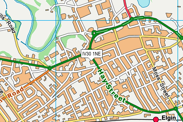 IV30 1NE map - OS VectorMap District (Ordnance Survey) IV30 1NE map - OS VectorMap District (Ordnance Survey)