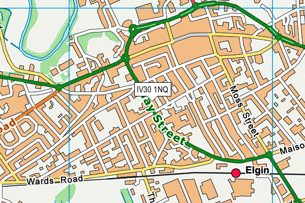IV30 1NQ map - OS VectorMap District (Ordnance Survey) IV30 1NQ map - OS VectorMap District (Ordnance Survey)