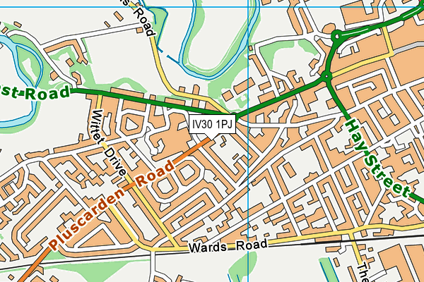 IV30 1PJ map - OS VectorMap District (Ordnance Survey) IV30 1PJ map - OS VectorMap District (Ordnance Survey)