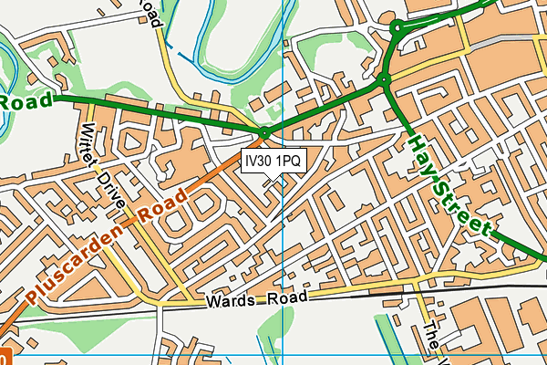 IV30 1PQ map - OS VectorMap District (Ordnance Survey) IV30 1PQ map - OS VectorMap District (Ordnance Survey)