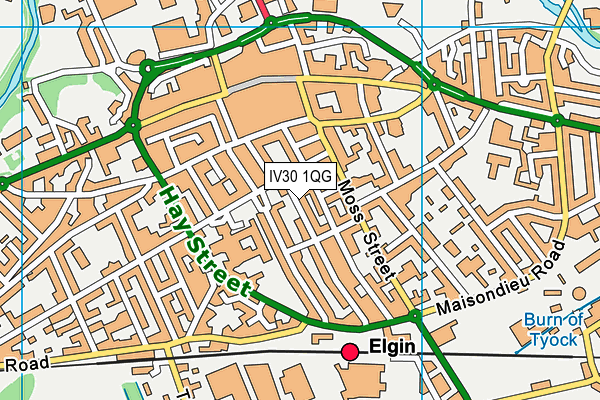 IV30 1QG map - OS VectorMap District (Ordnance Survey) IV30 1QG map - OS VectorMap District (Ordnance Survey)
