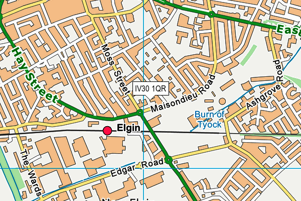 IV30 1QR map - OS VectorMap District (Ordnance Survey) IV30 1QR map - OS VectorMap District (Ordnance Survey)