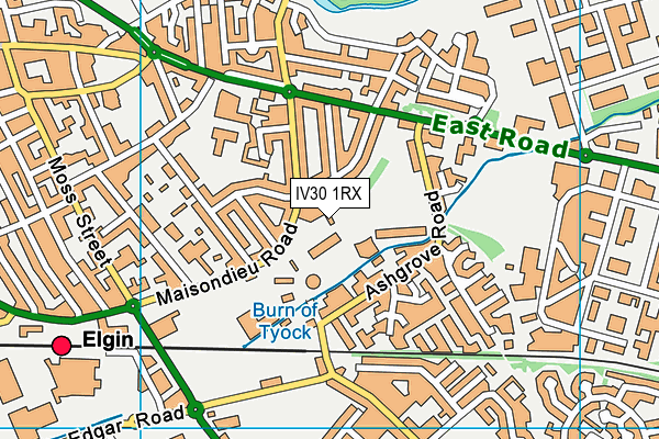 IV30 1RX map - OS VectorMap District (Ordnance Survey) IV30 1RX map - OS VectorMap District (Ordnance Survey)