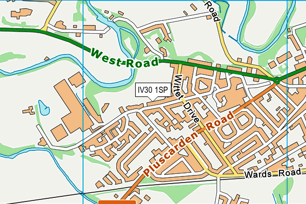 IV30 1SP map - OS VectorMap District (Ordnance Survey) IV30 1SP map - OS VectorMap District (Ordnance Survey)