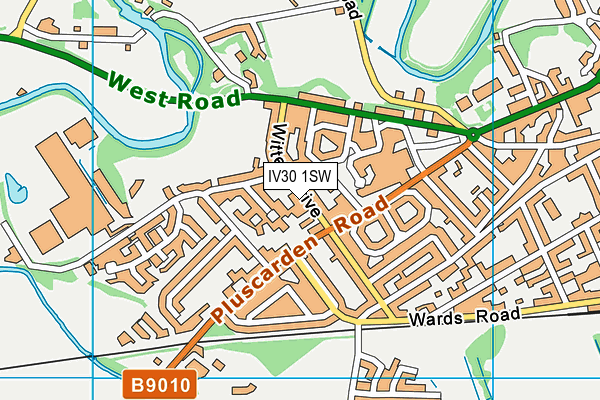 IV30 1SW map - OS VectorMap District (Ordnance Survey) IV30 1SW map - OS VectorMap District (Ordnance Survey)
