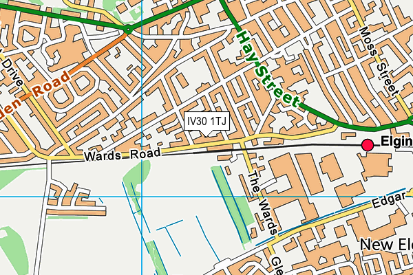 IV30 1TJ map - OS VectorMap District (Ordnance Survey) IV30 1TJ map - OS VectorMap District (Ordnance Survey)