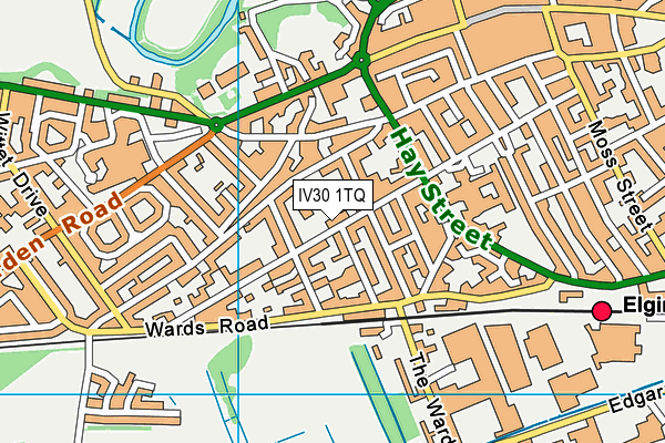 IV30 1TQ map - OS VectorMap District (Ordnance Survey) IV30 1TQ map - OS VectorMap District (Ordnance Survey)