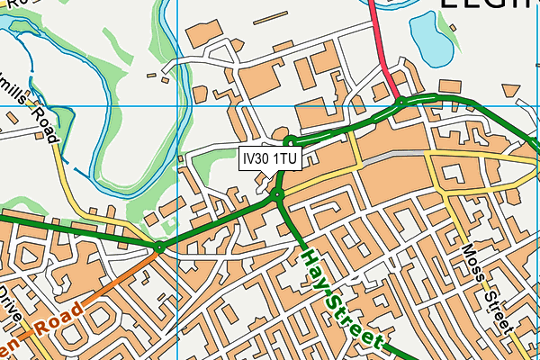 IV30 1TU map - OS VectorMap District (Ordnance Survey) IV30 1TU map - OS VectorMap District (Ordnance Survey)