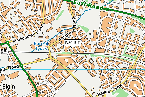 IV30 1UT map - OS VectorMap District (Ordnance Survey) IV30 1UT map - OS VectorMap District (Ordnance Survey)