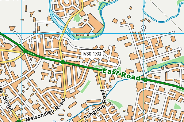 IV30 1XQ map - OS VectorMap District (Ordnance Survey) IV30 1XQ map - OS VectorMap District (Ordnance Survey)