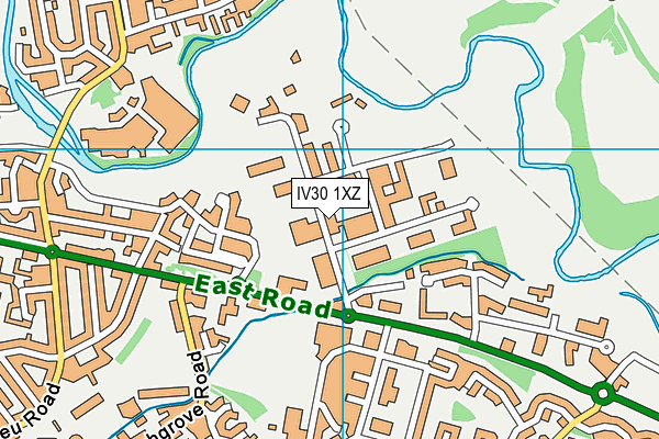 IV30 1XZ map - OS VectorMap District (Ordnance Survey) IV30 1XZ map - OS VectorMap District (Ordnance Survey)
