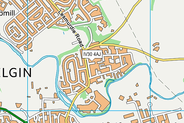 IV30 4AJ map - OS VectorMap District (Ordnance Survey) IV30 4AJ map - OS VectorMap District (Ordnance Survey)