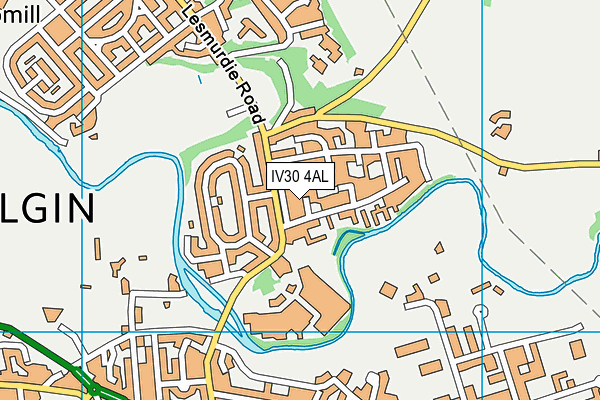 IV30 4AL map - OS VectorMap District (Ordnance Survey) IV30 4AL map - OS VectorMap District (Ordnance Survey)