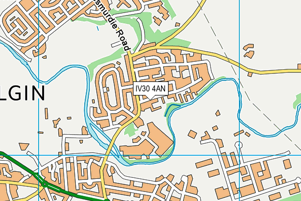 IV30 4AN map - OS VectorMap District (Ordnance Survey) IV30 4AN map - OS VectorMap District (Ordnance Survey)