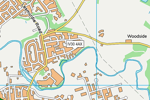 IV30 4AX map - OS VectorMap District (Ordnance Survey) IV30 4AX map - OS VectorMap District (Ordnance Survey)