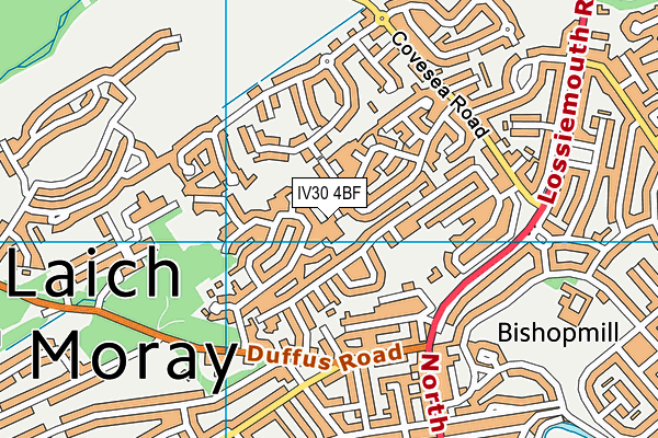 IV30 4BF map - OS VectorMap District (Ordnance Survey) IV30 4BF map - OS VectorMap District (Ordnance Survey)