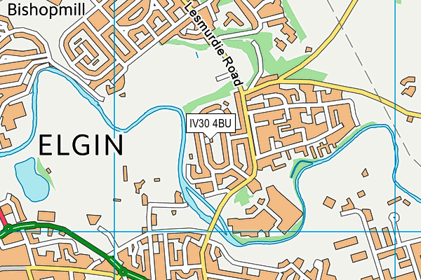 IV30 4BU map - OS VectorMap District (Ordnance Survey) IV30 4BU map - OS VectorMap District (Ordnance Survey)