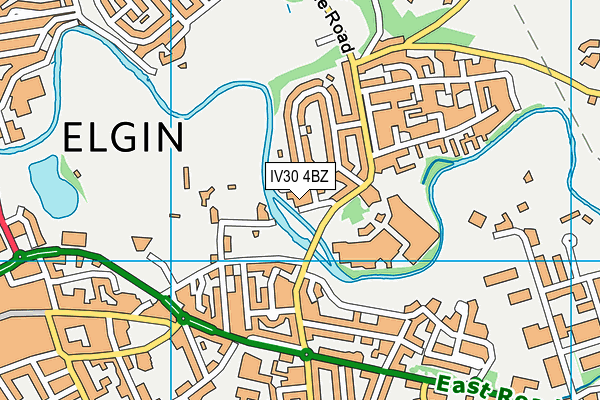 IV30 4BZ map - OS VectorMap District (Ordnance Survey) IV30 4BZ map - OS VectorMap District (Ordnance Survey)