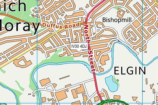 IV30 4DJ map - OS VectorMap District (Ordnance Survey) IV30 4DJ map - OS VectorMap District (Ordnance Survey)