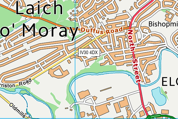 IV30 4DX map - OS VectorMap District (Ordnance Survey) IV30 4DX map - OS VectorMap District (Ordnance Survey)