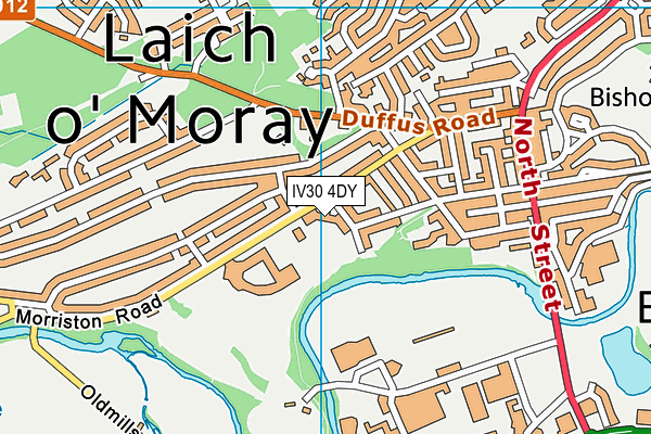 IV30 4DY map - OS VectorMap District (Ordnance Survey) IV30 4DY map - OS VectorMap District (Ordnance Survey)