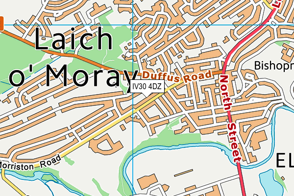 IV30 4DZ map - OS VectorMap District (Ordnance Survey) IV30 4DZ map - OS VectorMap District (Ordnance Survey)