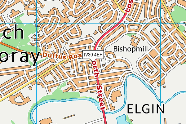 IV30 4EF map - OS VectorMap District (Ordnance Survey) IV30 4EF map - OS VectorMap District (Ordnance Survey)